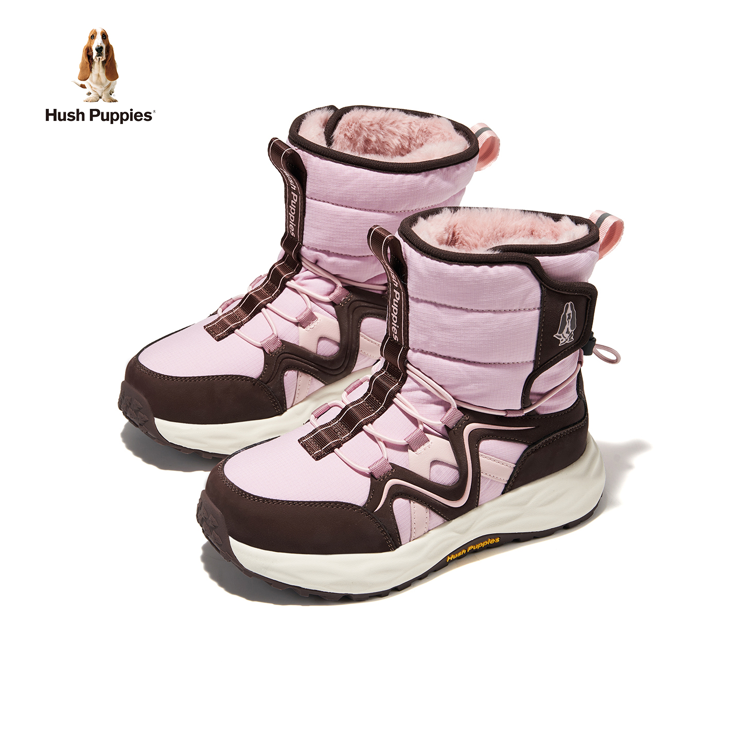 暇步士儿童棉鞋加绒保暖