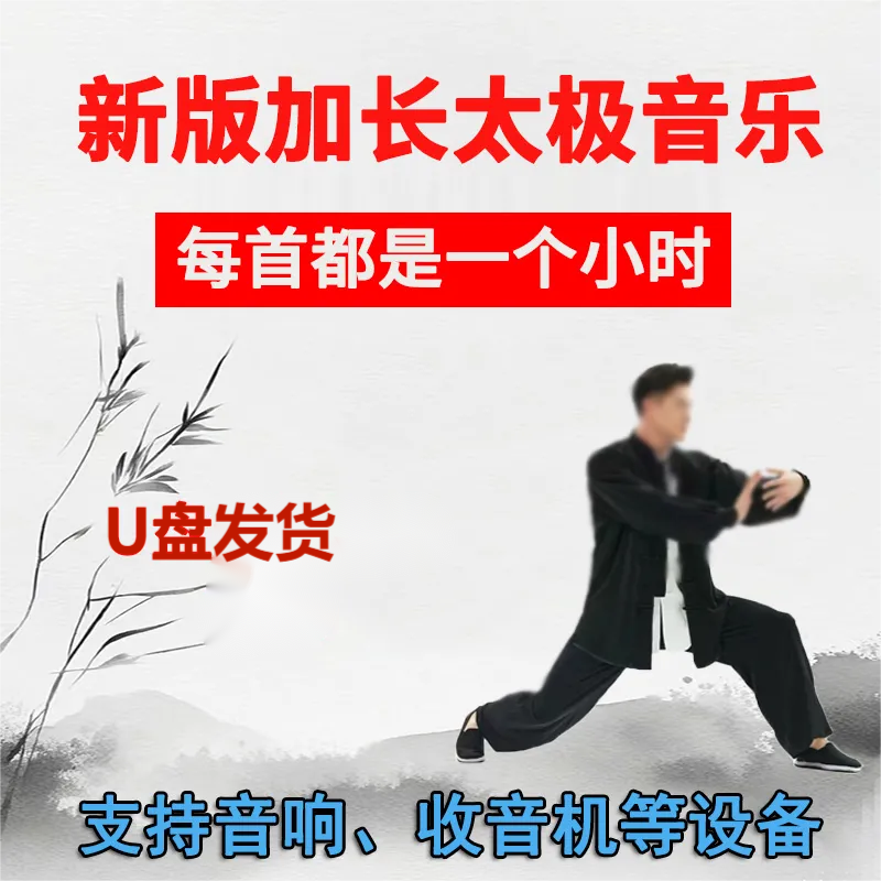 加长纯音乐U盘古筝好听usb内存储1小时太极拳纯音律mp3高音质歌曲