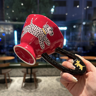 肿么办 可爱早餐咖啡杯办公室马克杯 这个大耳朵杯杯太好看了吧