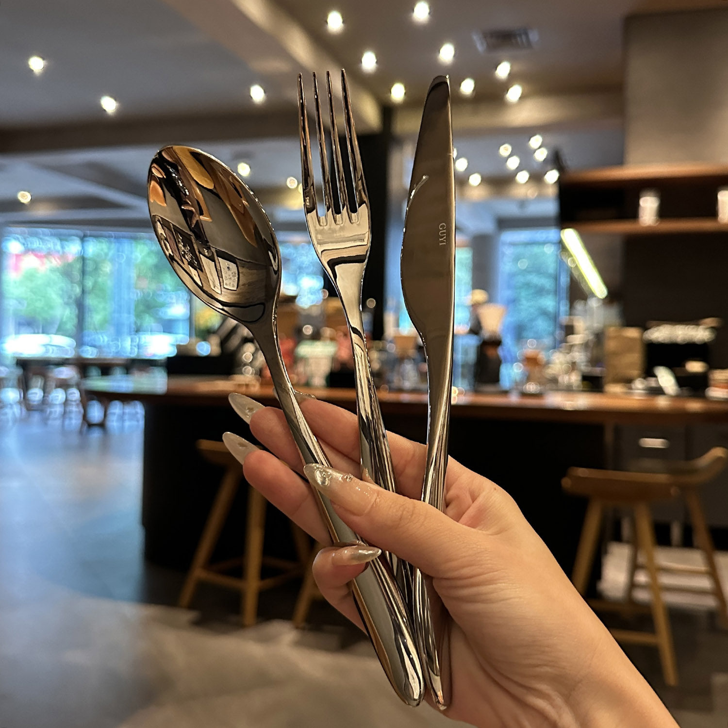 【老板娘家里自用】开拓者18/10不锈钢西餐刀叉勺子三件套组合