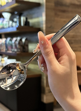 诺贝尔晚宴同款～INOX18/10不锈钢调羹汤匙吃饭勺喝汤勺圆头勺子