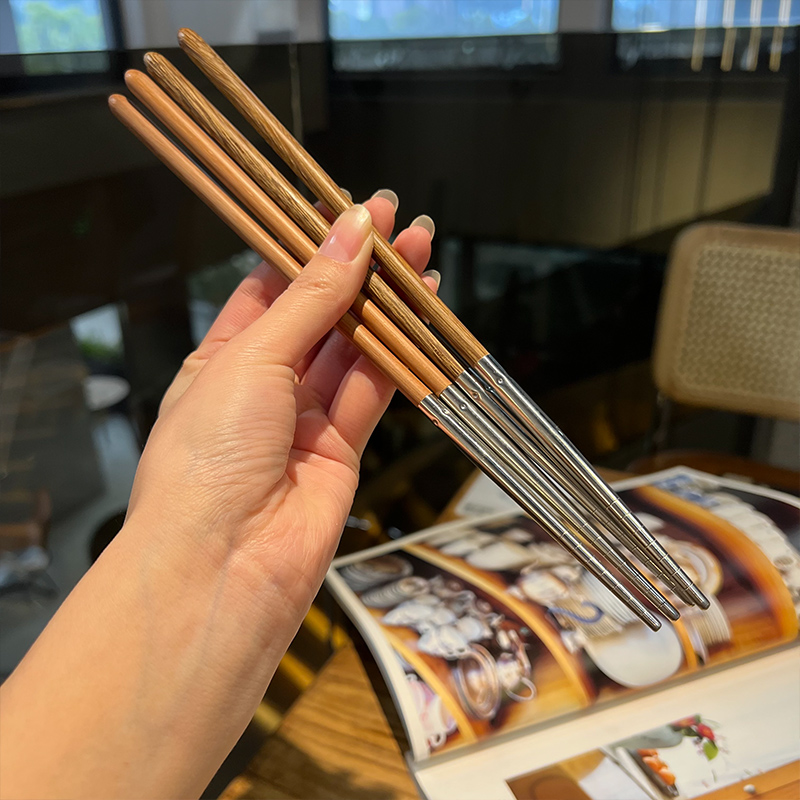 鸡翅木天然红檀木筷子