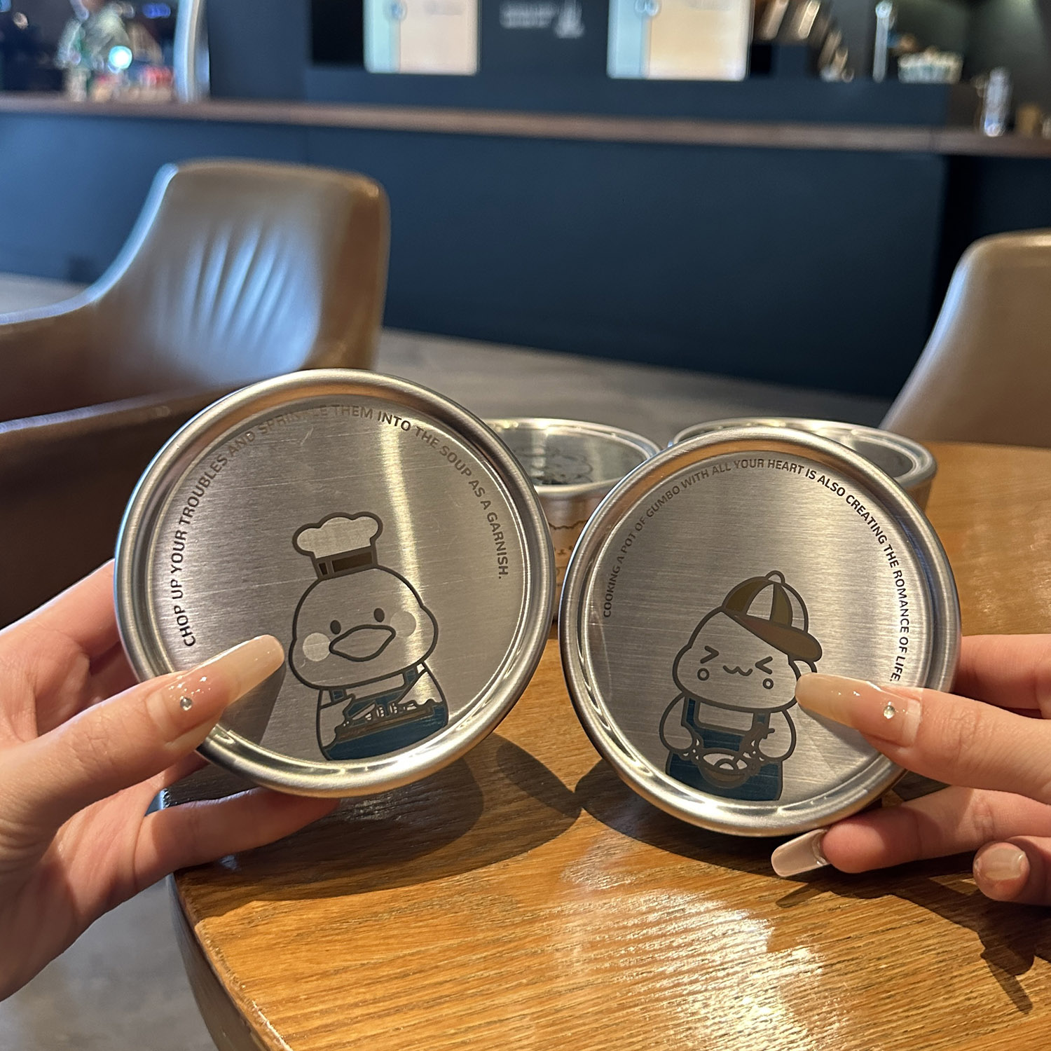 304不锈钢儿童卡通双层碗防烫碗