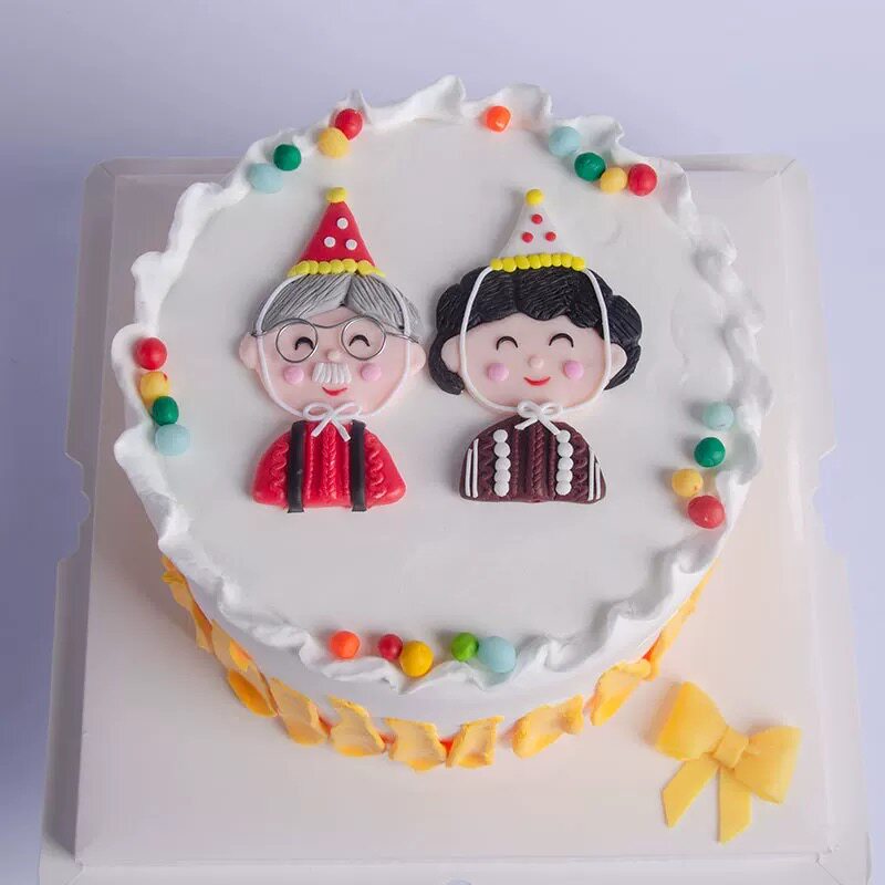 烘焙蛋糕装饰摆件生日软陶插件