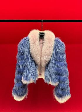 【L.K.BABY】妲己钱媛  高定气质时髦精撞色扎染草草外套设计师