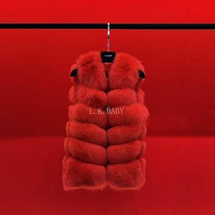 【L.K BABY】贵气少女 高级感时髦氛围感纯欲层叠草草马甲外套