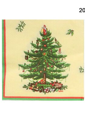 20PCS New Year Bathroom Tissue Wood Pulp Decor Tissue Servie