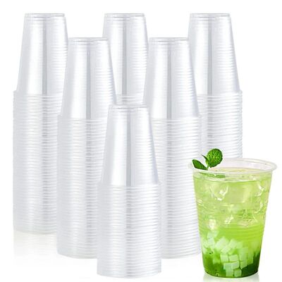 50/100PCS Disposable Clear Plastic Cup Outdoor Picnic Plasti