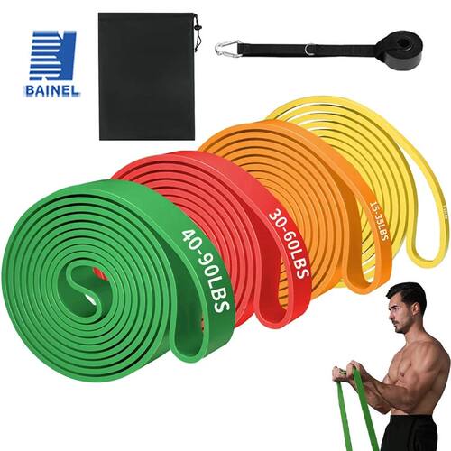 Exercise Resistance Bands Natural Latex Elastic Rubber Worko