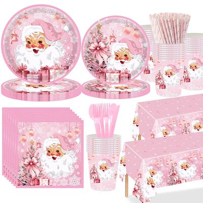 New 133 Pcs Christmas Dinnerware Set Christmas Party Supplie