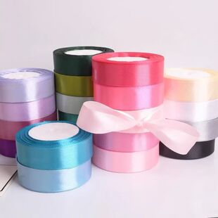 Wusmart 22MetersRoll 2cm Single Face Satin Ribbon DIY Handma