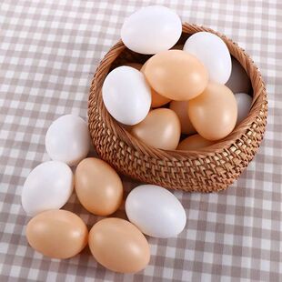 10pcs/set Egg Hen Poultry Breeding Simulation Fake Plastic A