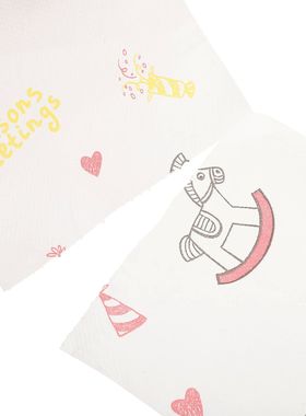 4 Rolls Printed Christmas Toilet Tissue Eco Friendly No Fluo