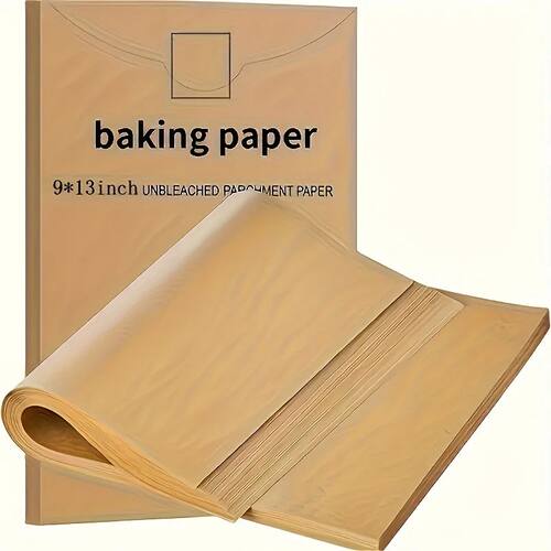 50/200pcs Pre-Cut Parchment Paper Baking Sheets Non-Stick Ha