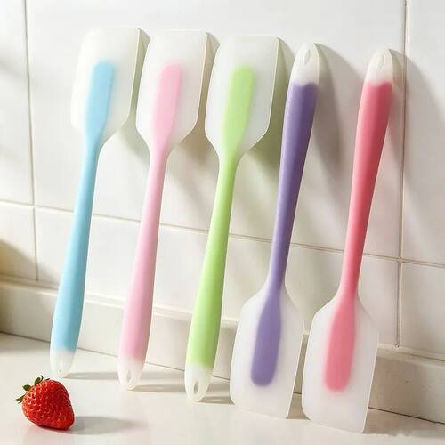 Translucent Cream Silicone Spatula Kitchen Utensils Heating