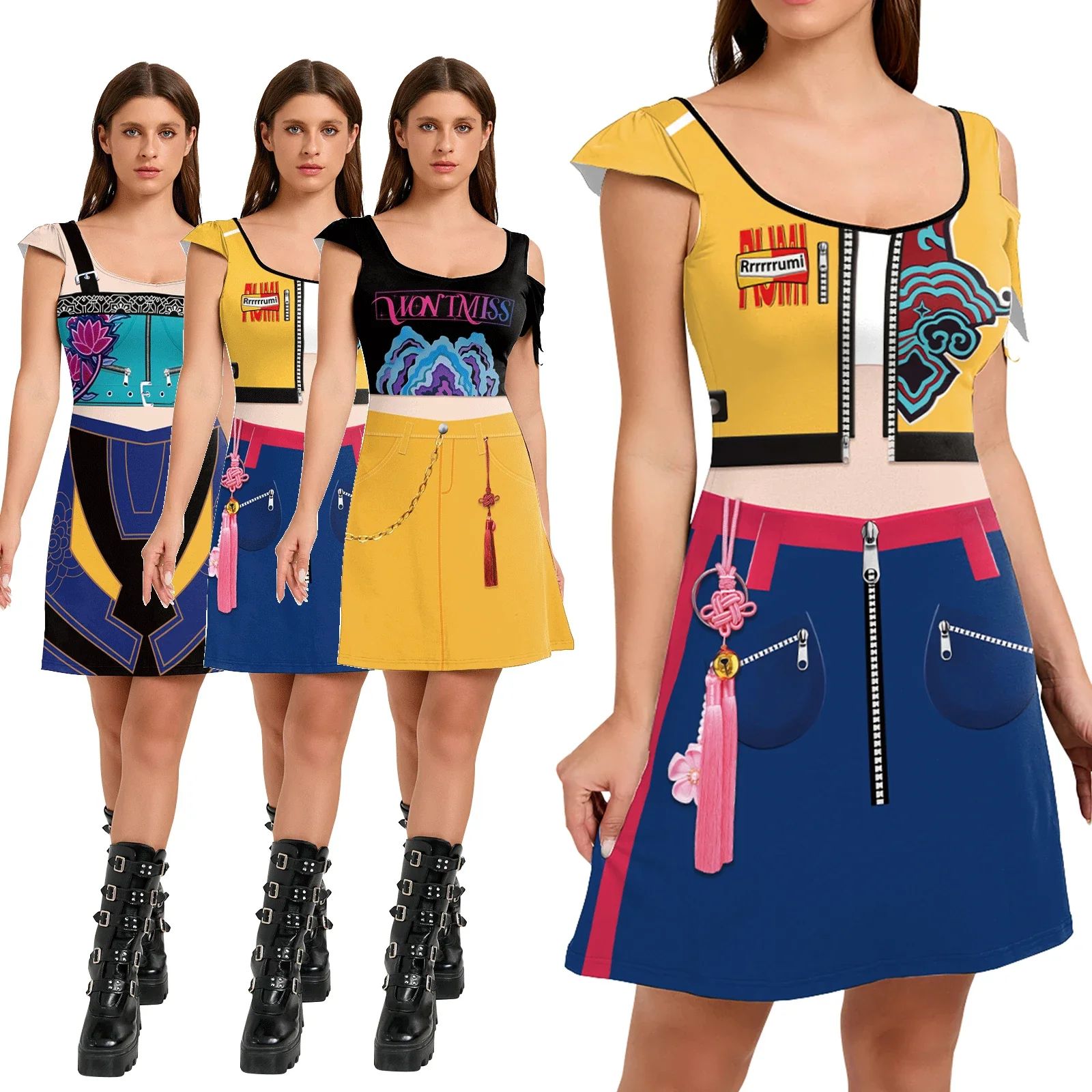 Carnival Cosplay Anime Movies Dress For Women Outfit Hallowe图片