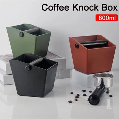 Dump Bin Bucket Anti Slip Espresso Coffee Grounds Container