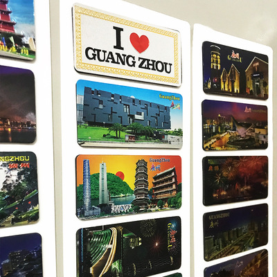 Guangzhou Tourism Souvenirs Foil Refrigerator Suit Advertisi