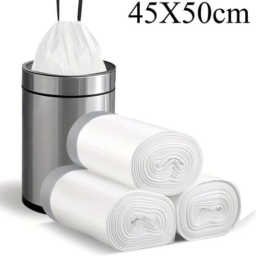 1/3roll Trash Bags Suitable for 4 Gallon Trash Cans Plastic