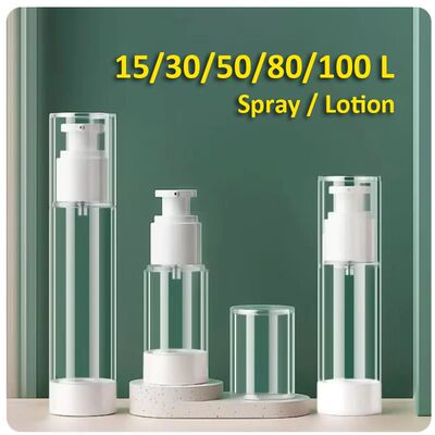 Portablere Empty Lotion / Spray Airless Vacuum Refillable Bo