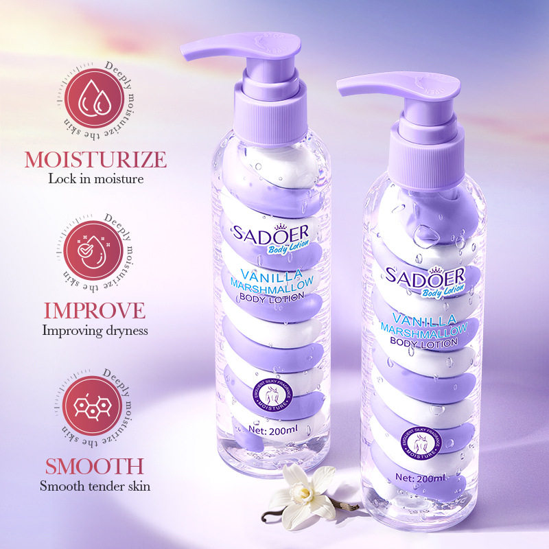 全英文SADOER身体乳秋冬季滋润保湿水润秋季温和全身改善干燥嫩肤