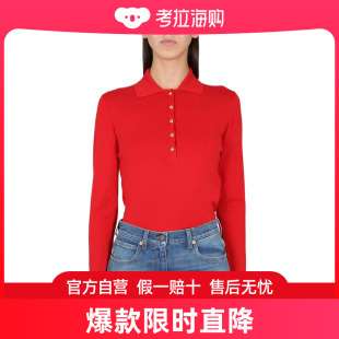 翻领长袖 Gucci 女士 731078XKCNZ 古驰 POLO针织衫