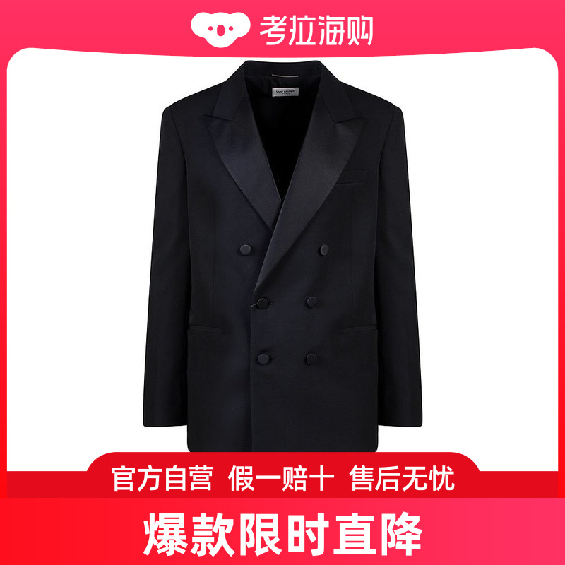 Saint Laurent 圣罗兰 男士 纽扣双排扣西装外套 705724Y512W 男装 西服 原图主图