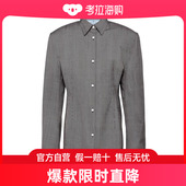 Prada P564OH14XISOOO 单排扣细条纹羊毛休闲夹克