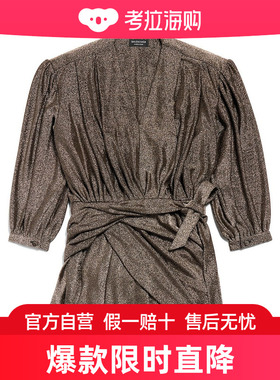 Balenciaga V领迷你连衣裙 772748TPV27