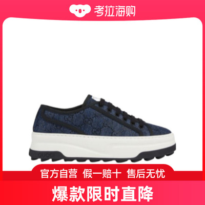 Gucci TENNIS 1977 徽标细节运动鞋 772879FACUZ