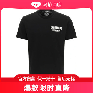 男士 黑色棉质短袖 T恤 900 DSQUARED2 S71GD1116 S23009