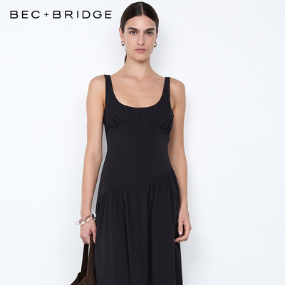 BECBRIDGE吊带简约长裙