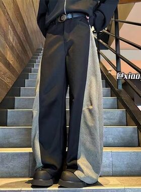 美式复古175加长牛仔阔腿裤女夏季ins新款高腰垂感直筒拖地裤子潮