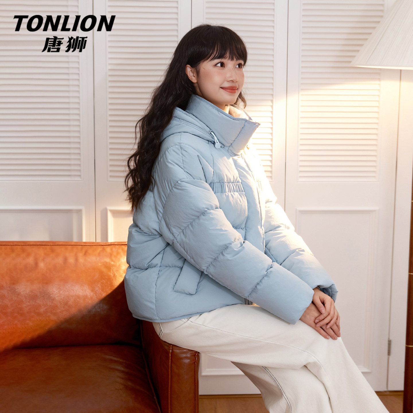 唐狮立领羽绒服外套女2026新款冬季时尚洋气短款连帽夹棉外套女VB,女装/女士精品,羽绒服,淘宝优惠券,粉丝福利购,淘宝优惠卷