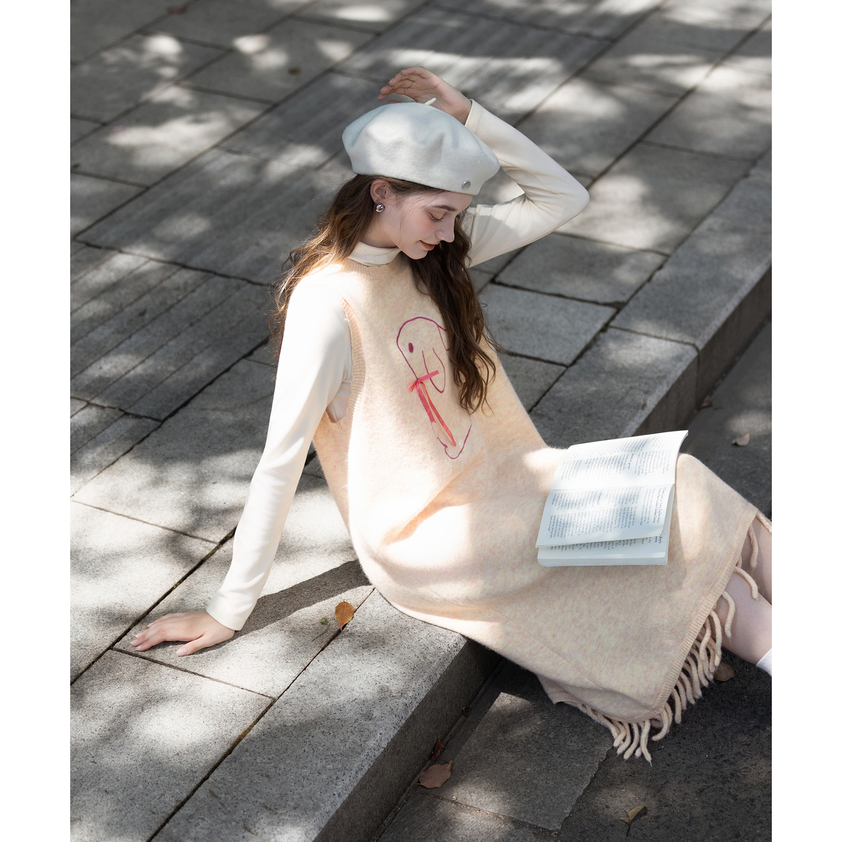 唐狮秋冬连衣裙减龄可爱兔子小清