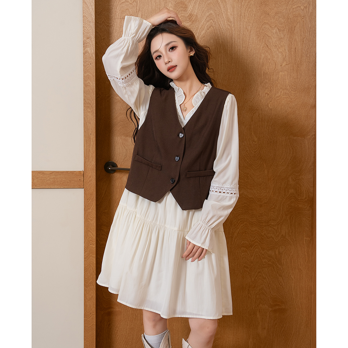 唐狮秋季套装女高级感显瘦气质小