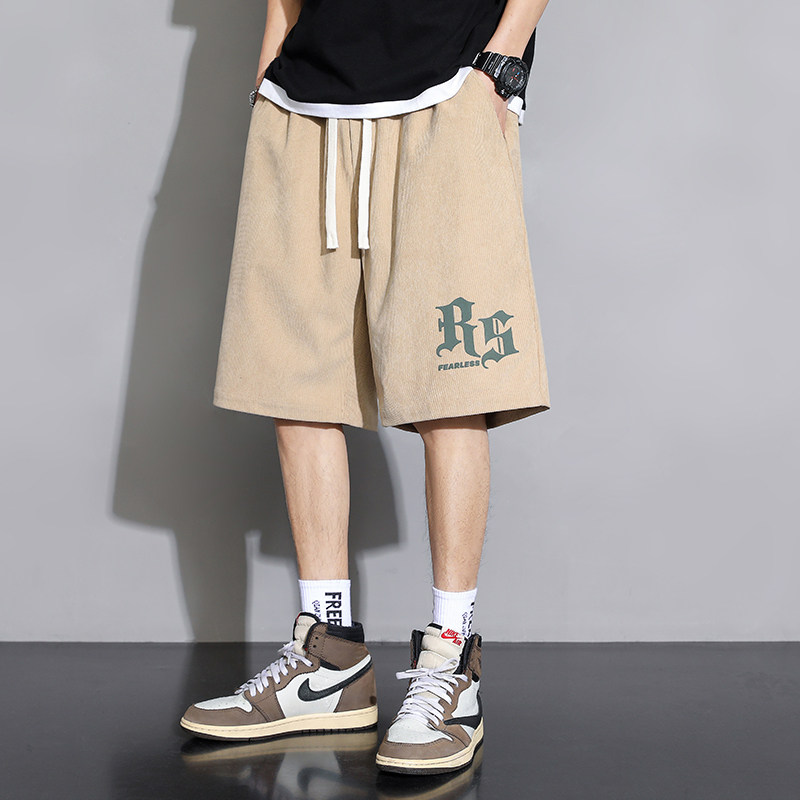 唐狮夏季休闲短裤男潮流薄款直筒灰色运动裤男宽松五分裤卫裤,男装,休闲裤,淘宝优惠券,粉丝福利购,淘宝优惠卷