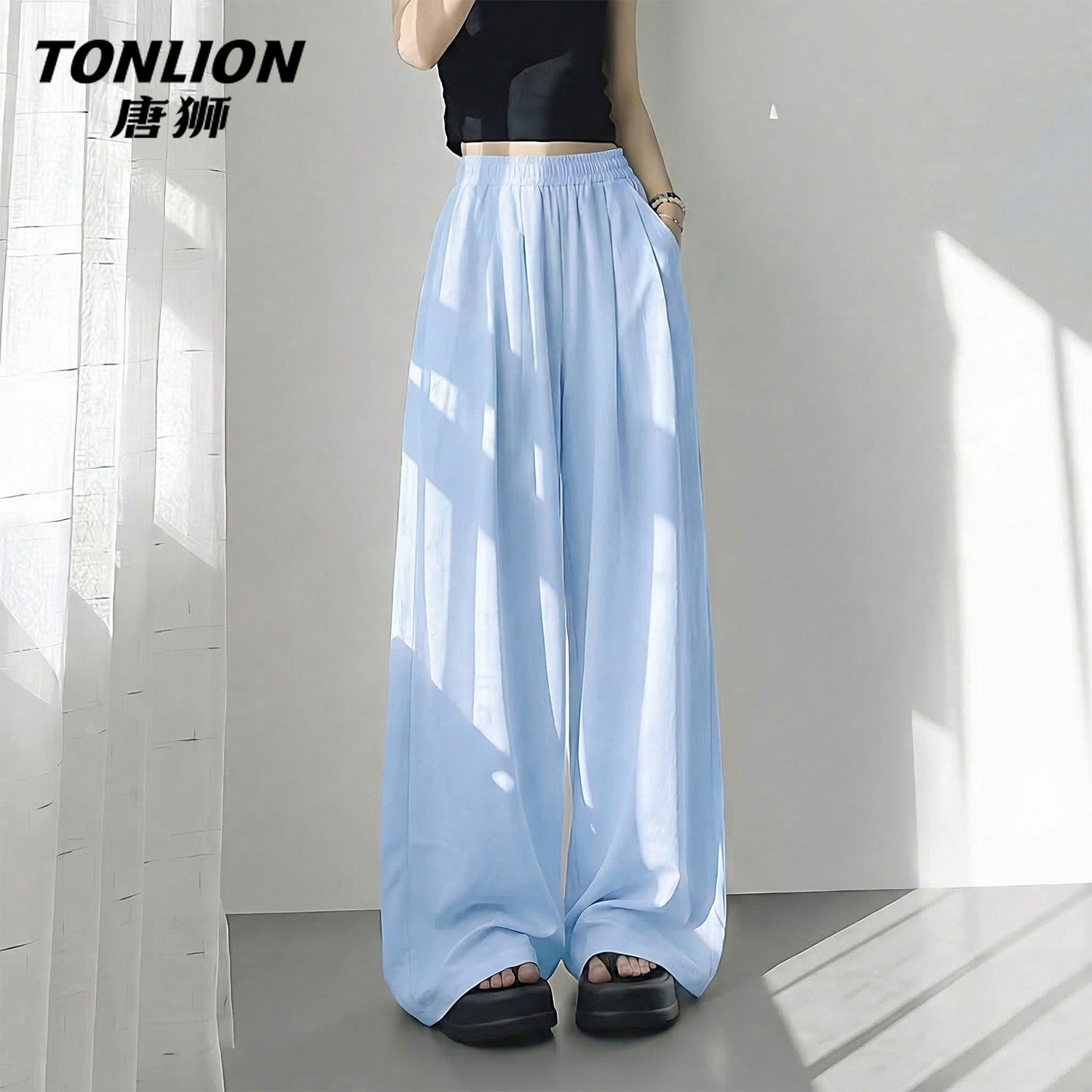 唐狮官方山本阔腿裤女2026新款夏季今年流行梧桐裤显瘦休闲裤子V