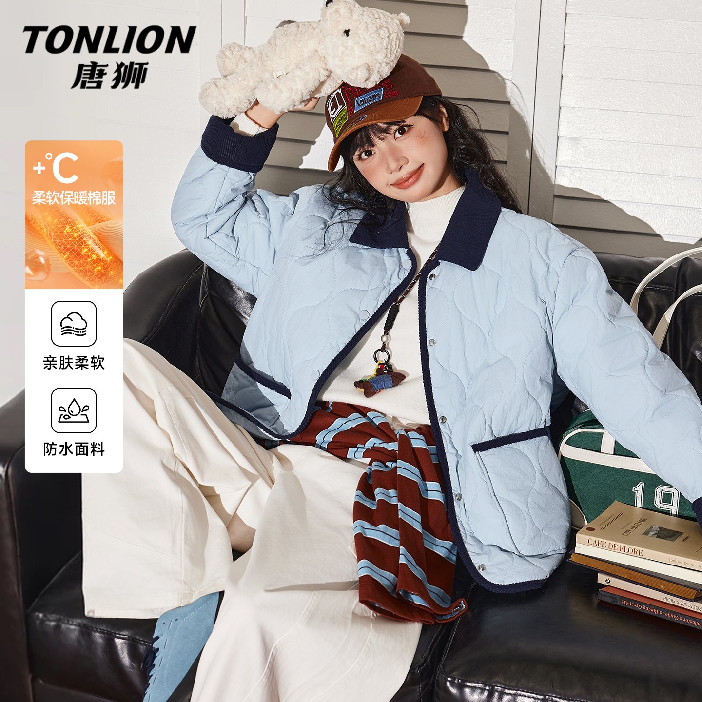 唐狮2025冬季新款棉衣棉服女