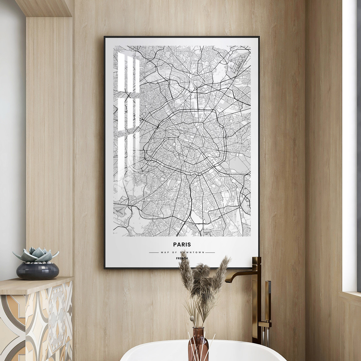 客厅纽约城市地图TITIMAP装饰画