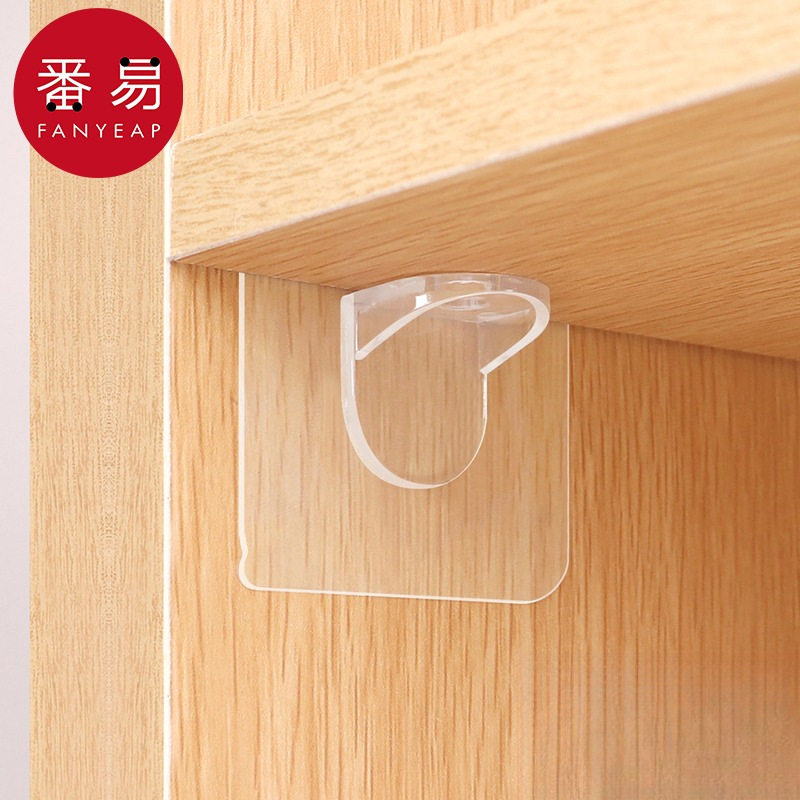 层板托/免打孔A1pn008-隔板托固定器衣柜橱柜免钉粘贴层板托图片