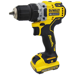 美国得伟DEWALT锂电12V大扭矩螺丝刀起子机无刷充电钻DCD701MD1E