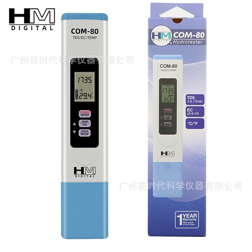 COM-80三合一TDS/EC/温度计多参数分析仪HM水质测试仪水质检测笔