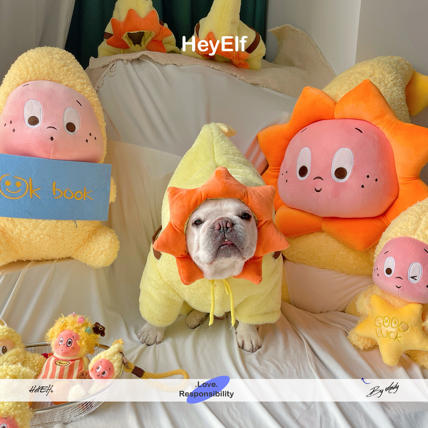 狗狗小星星人四脚衣连体衣棉服