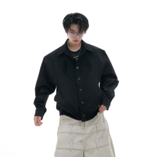 衬衫 立体坑文抗皱面料短款 复古宫廷风刺绣防晒衣 CulturE ArguE