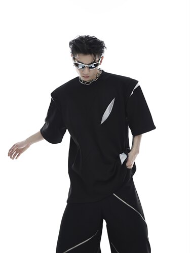 拼接短袖T恤ArguE青年