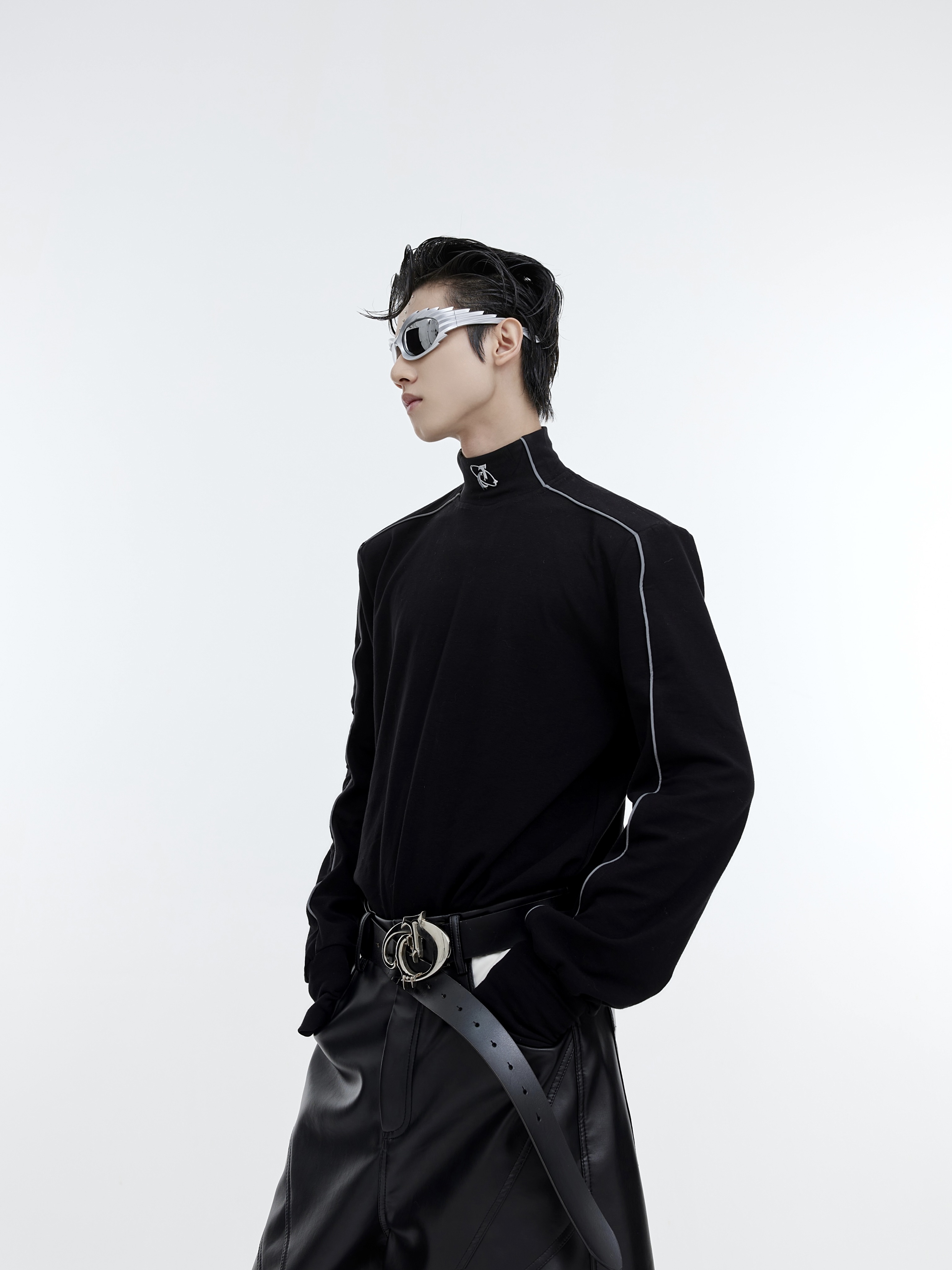 CulturE反光条设计长袖打底衫