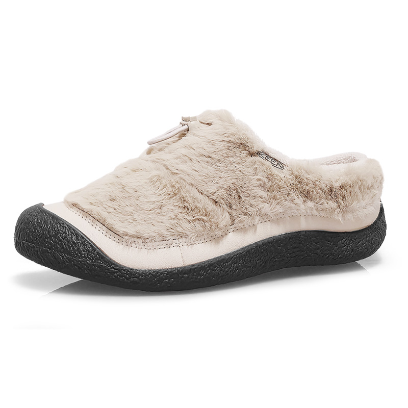 KEEN女鞋HOWSER III SLIDE一脚蹬毛毛鞋秋冬保暖休闲棉鞋1029434
