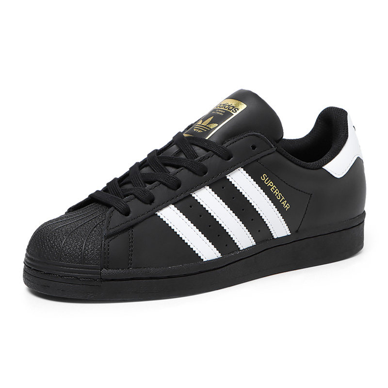 Adidas阿迪达斯三叶草SUPERSTAR黑色贝壳头运动鞋休闲板鞋EF5398属于什么档次？