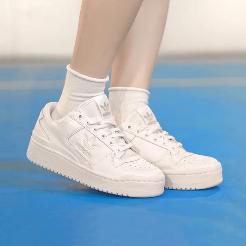 Adidas/阿迪达斯FORUM BOLD女鞋低帮厚底运动鞋休闲板鞋FY